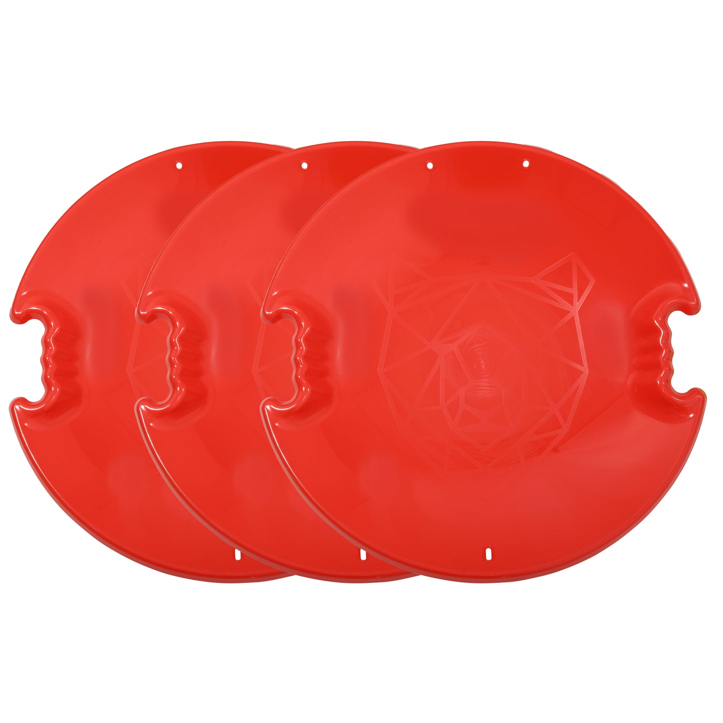 Superio Round Avalanche Snow Saucer Sled 26" Red