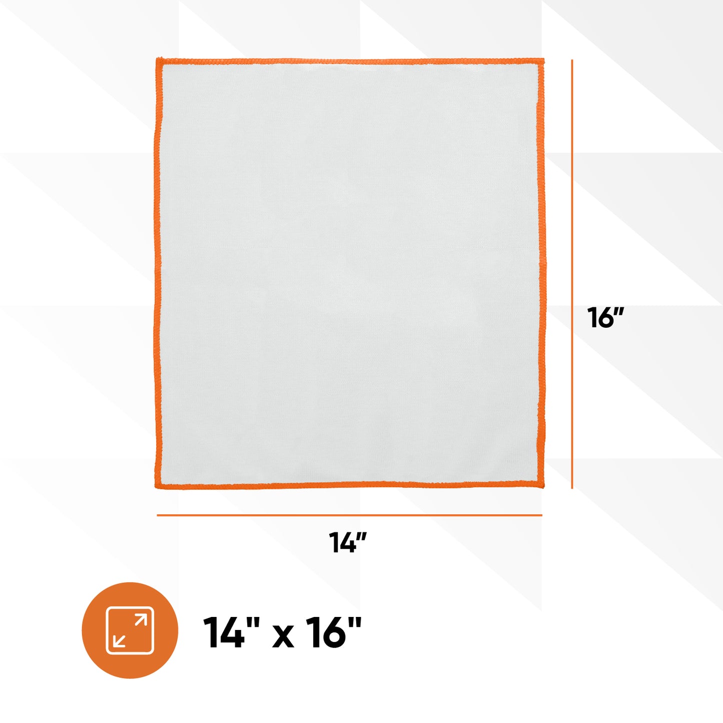 Microfiber Mirror Cloth, Grey - 2 Pack