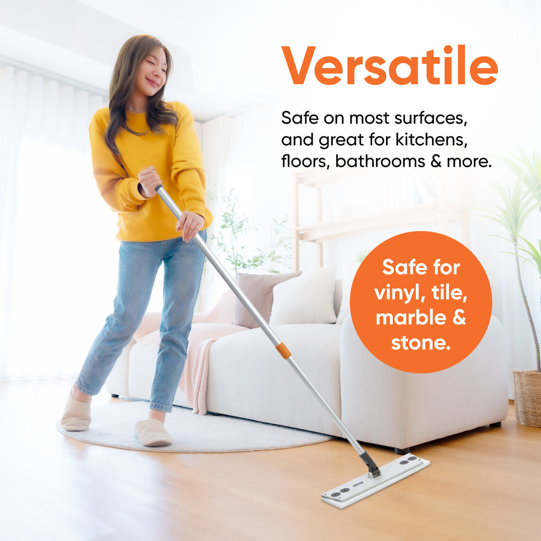 Magic Eraser Mop Refill for Miracle Mop, 3 Pack