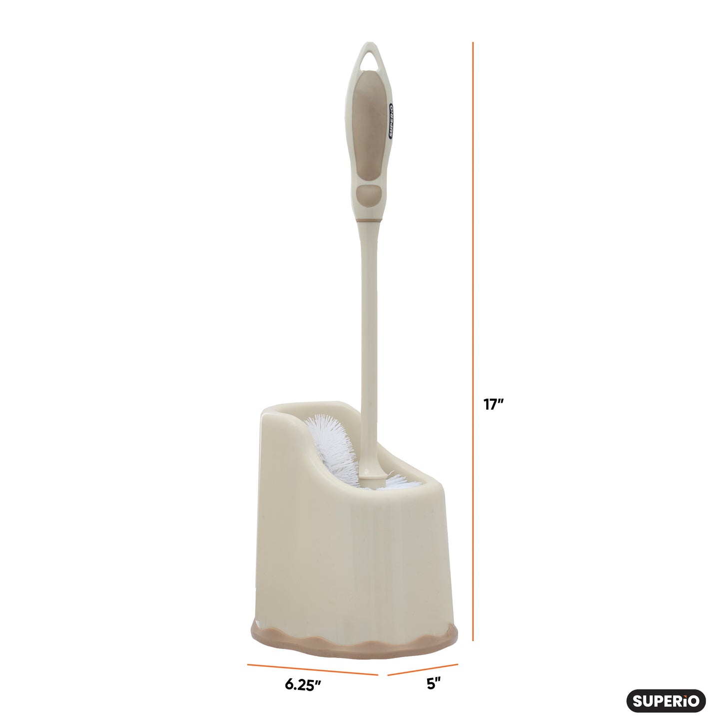 Toilet Brush with Lip and Pan