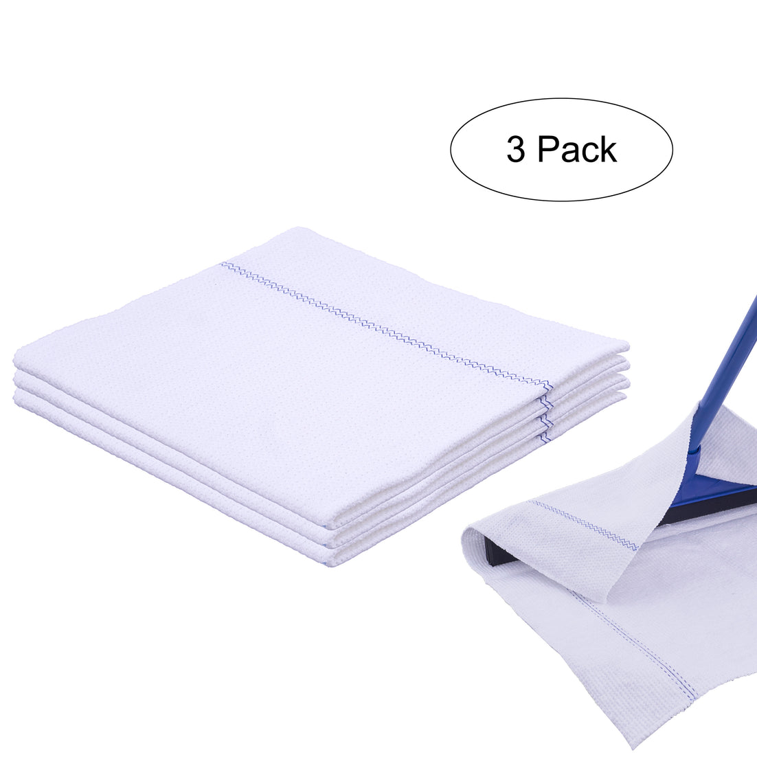 Squeegee Cloth 3-Pack (White)