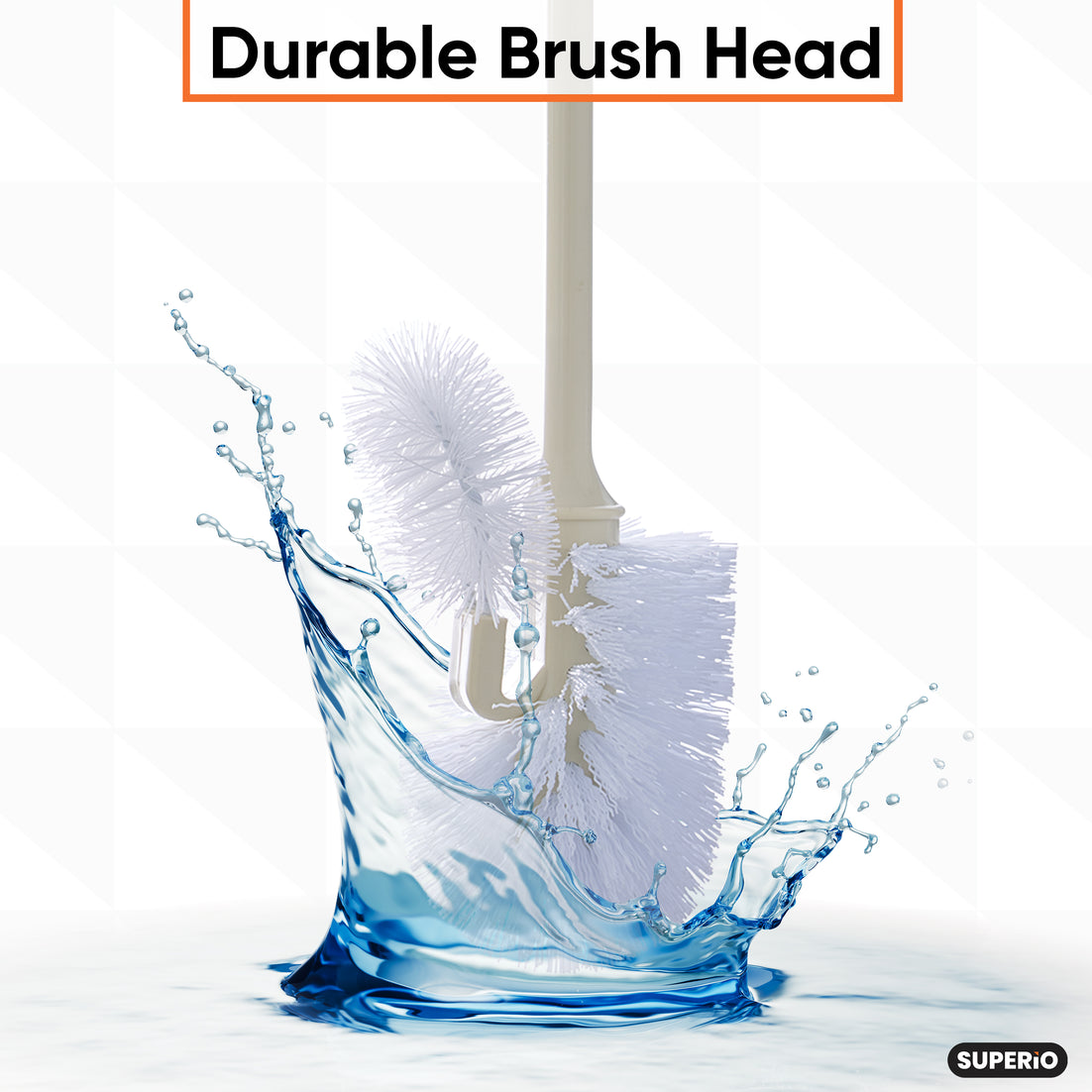 Toilet Brush with Lip and Pan