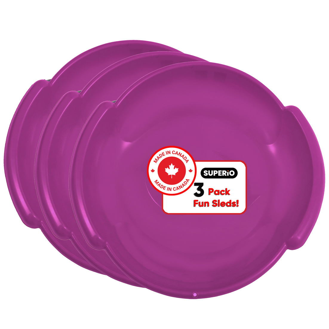 Superio Round Snow Saucer Sled, 24