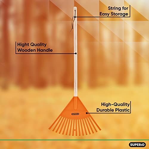 Orange Kids and Adult Garden Rake