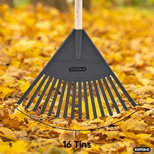 Grey Kids and Adult Garden Rake