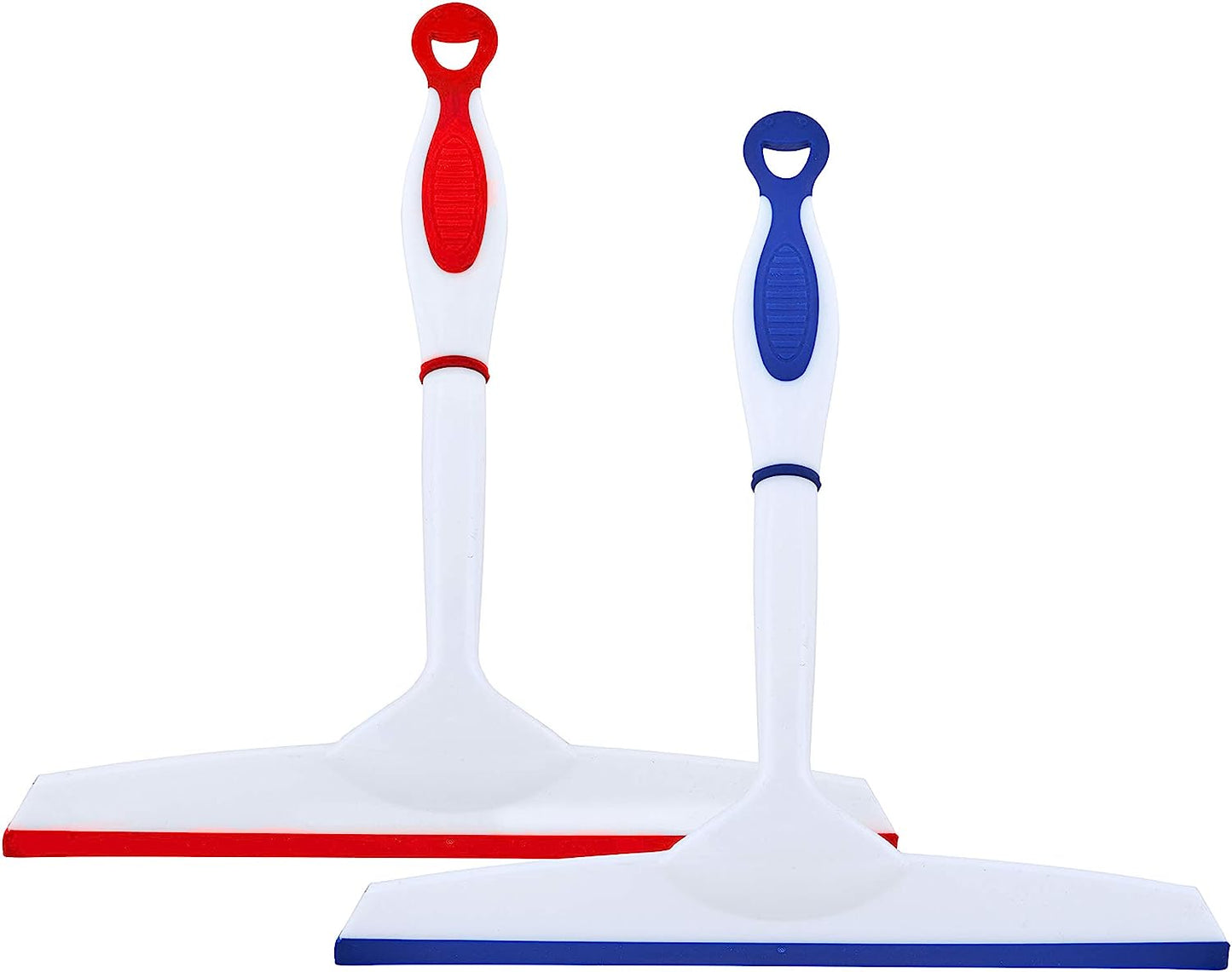 10" Blue and Red Window Squeegee