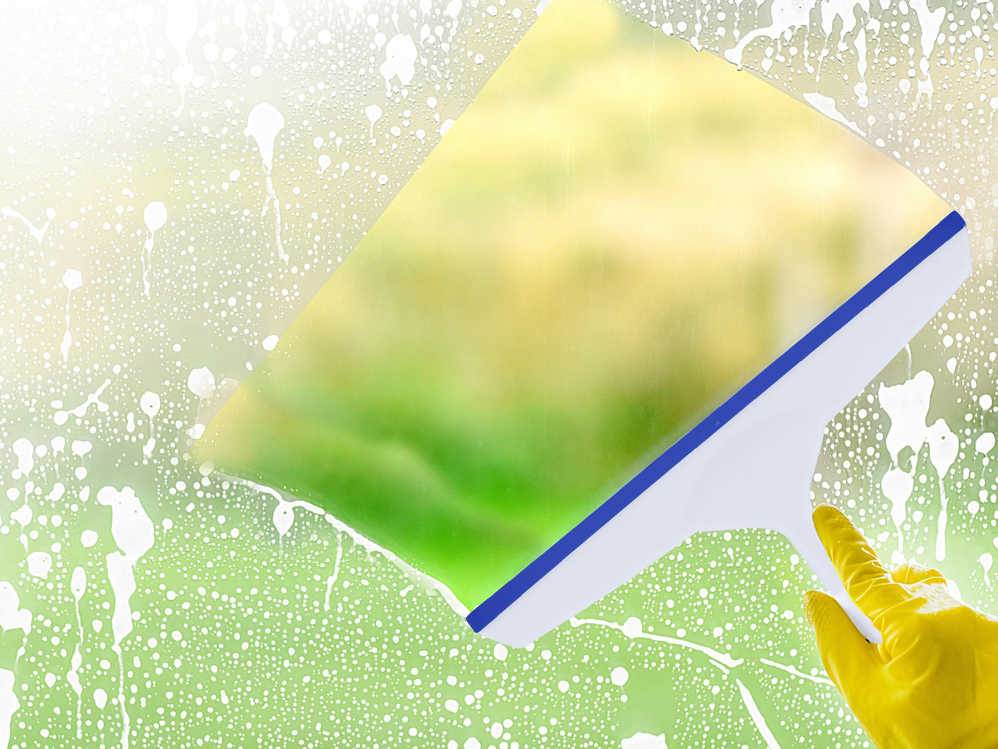 6" and 10" Blue Window Squeegee