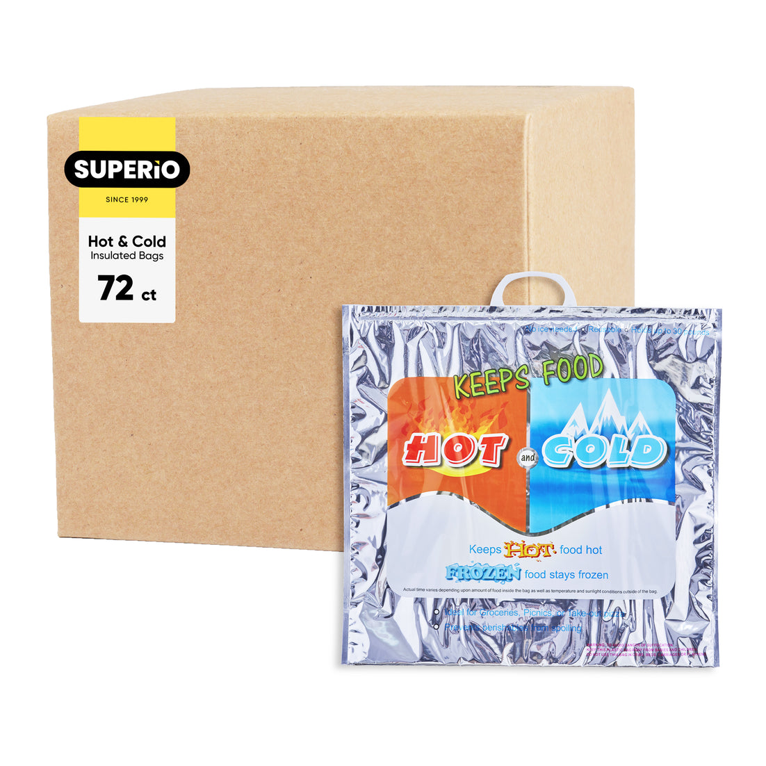 Hot and Cold Reusable Insulated Bag 20