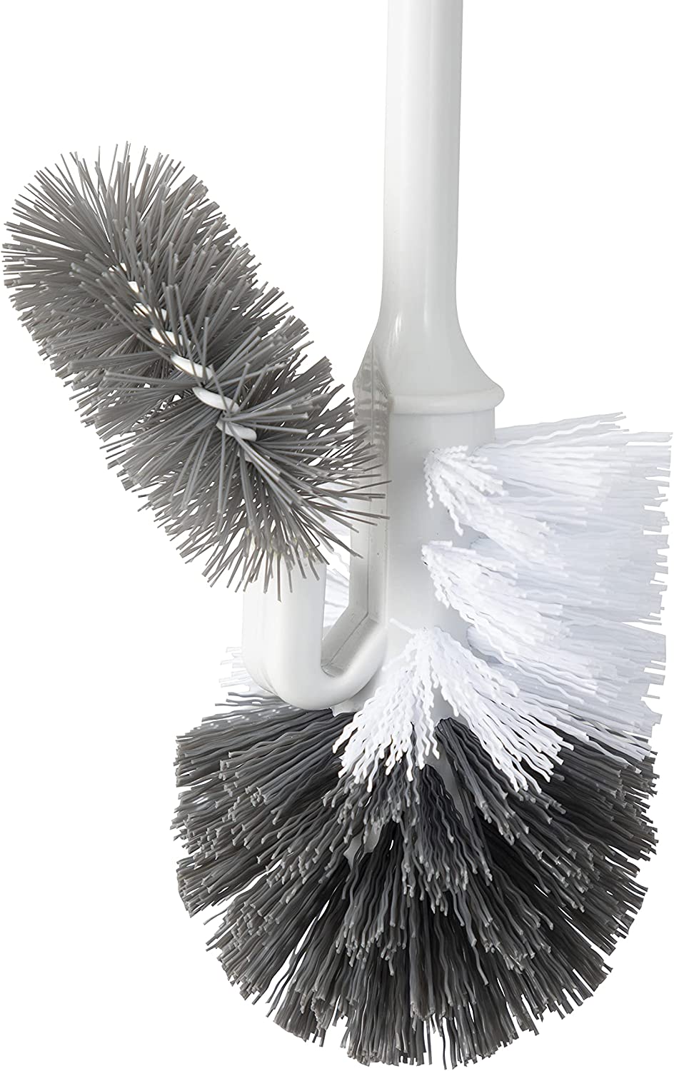 Toilet Brush with Caddy - White
