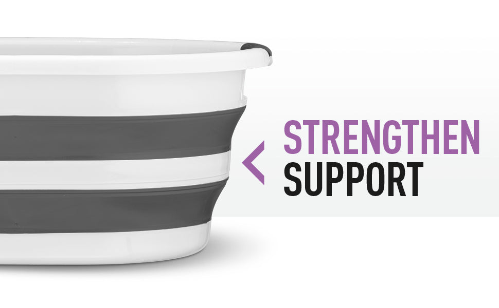 Collapsible Laundry Basket, 50 Liter