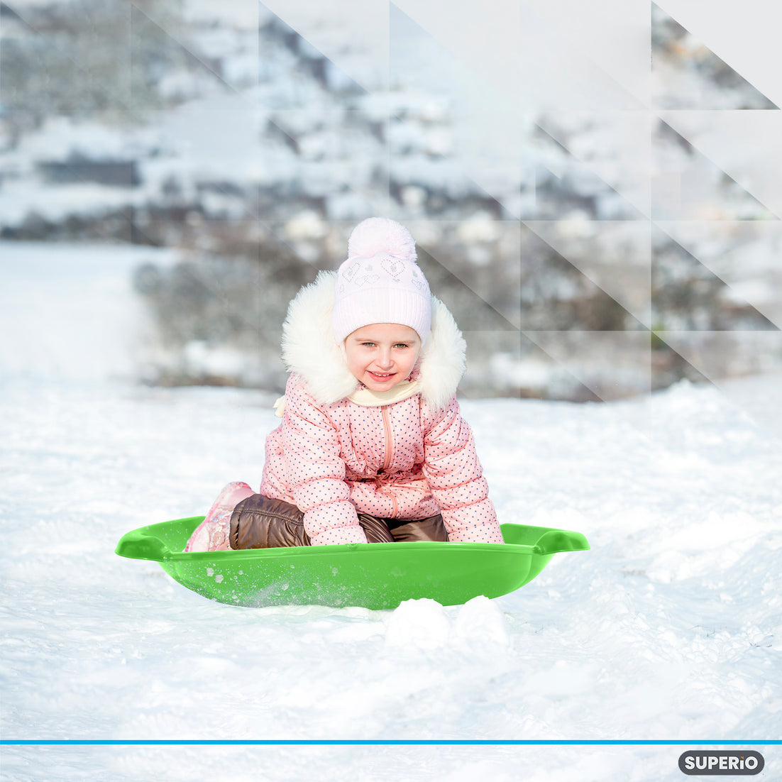 Superio Round Snow Saucer Sled 24
