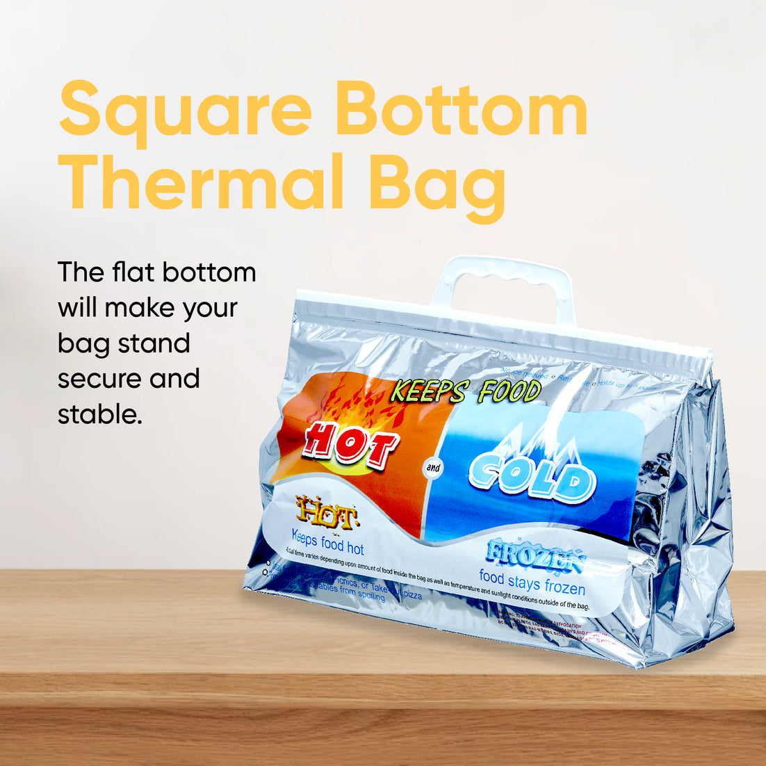 Hot and Cold Reusable Insulated Bag 13
