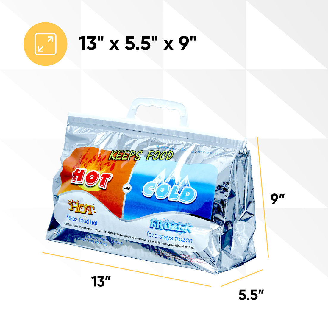 Hot and Cold Reusable Insulated Bag 13