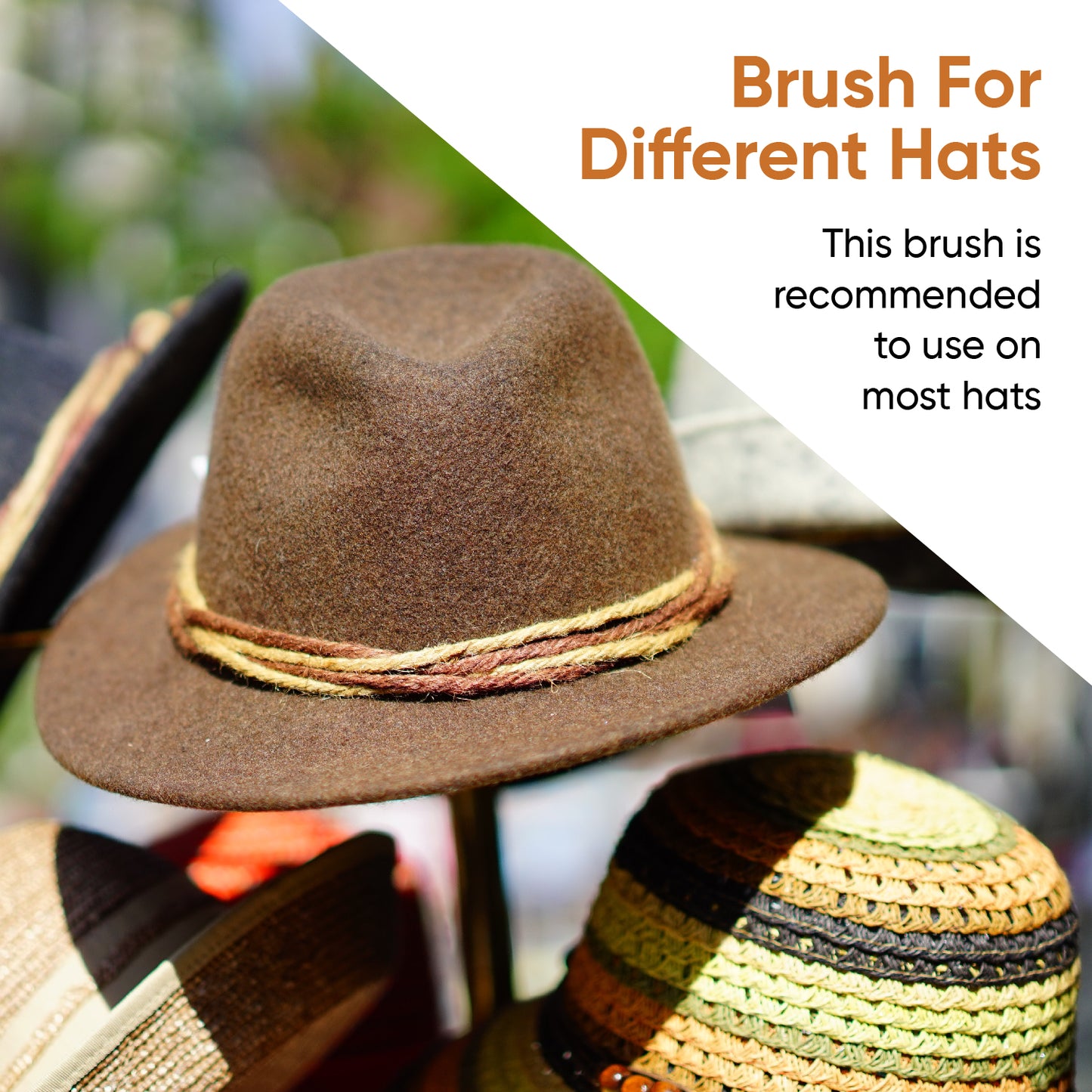 Horsehair Hat Brush