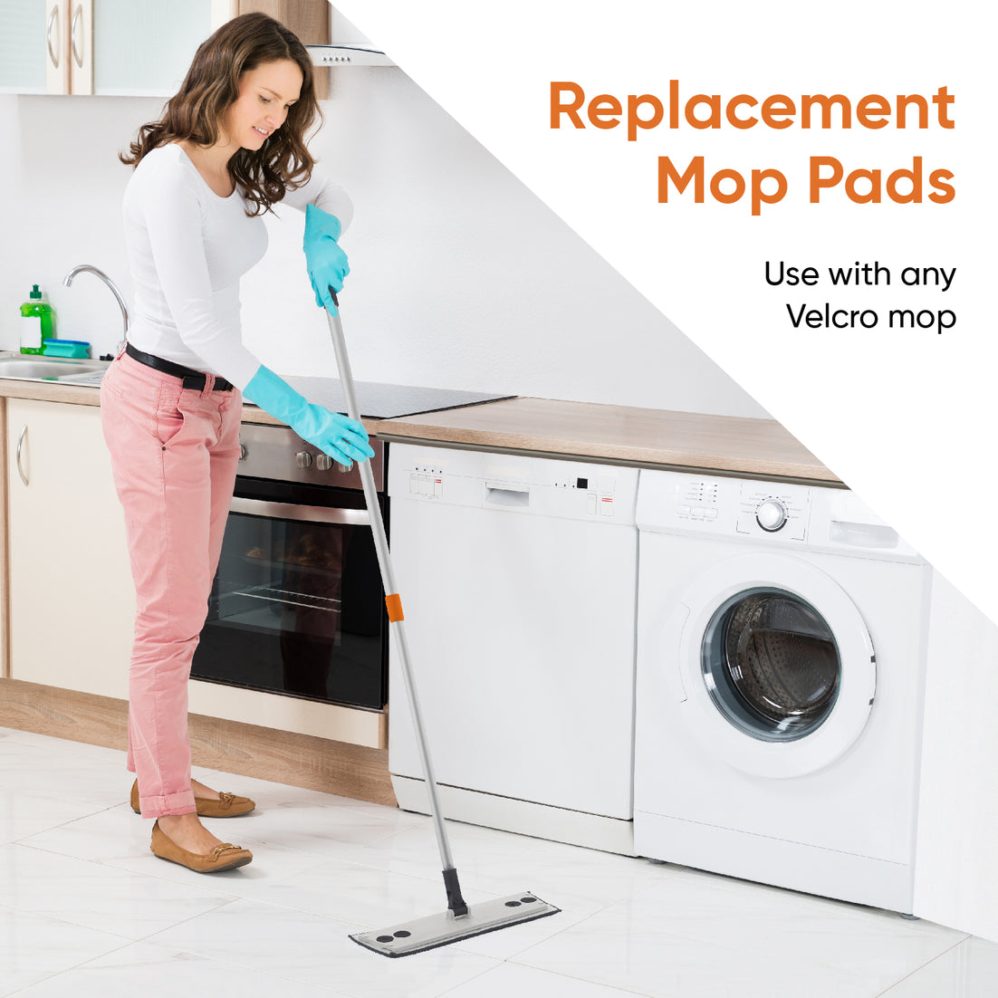 Microfiber Dusting Pad for Flat Mop