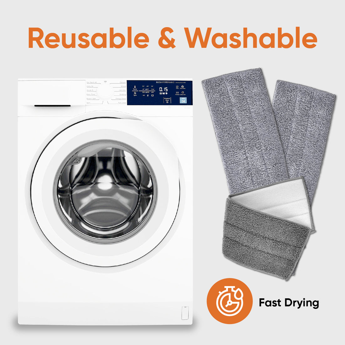 Microfiber Dusting Pad for Flat Mop