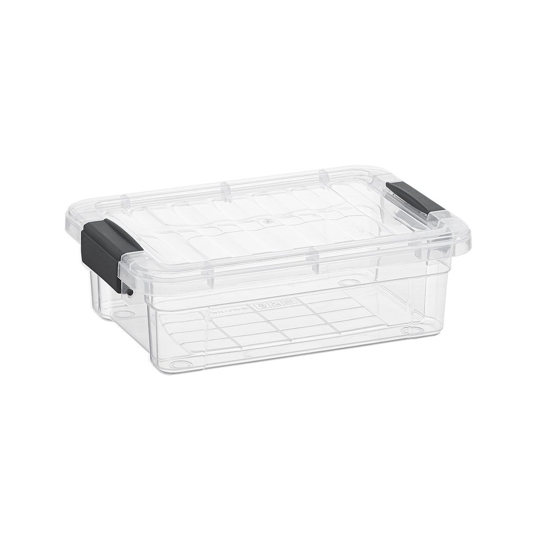 Clear Storage Bin with Lid, 1.27 Quart