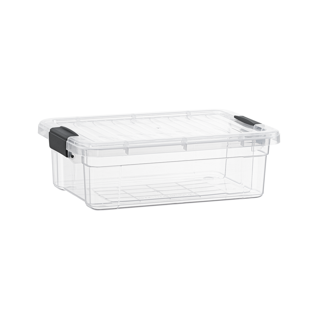 Clear Storage Box with Lid, 4.5 Quart