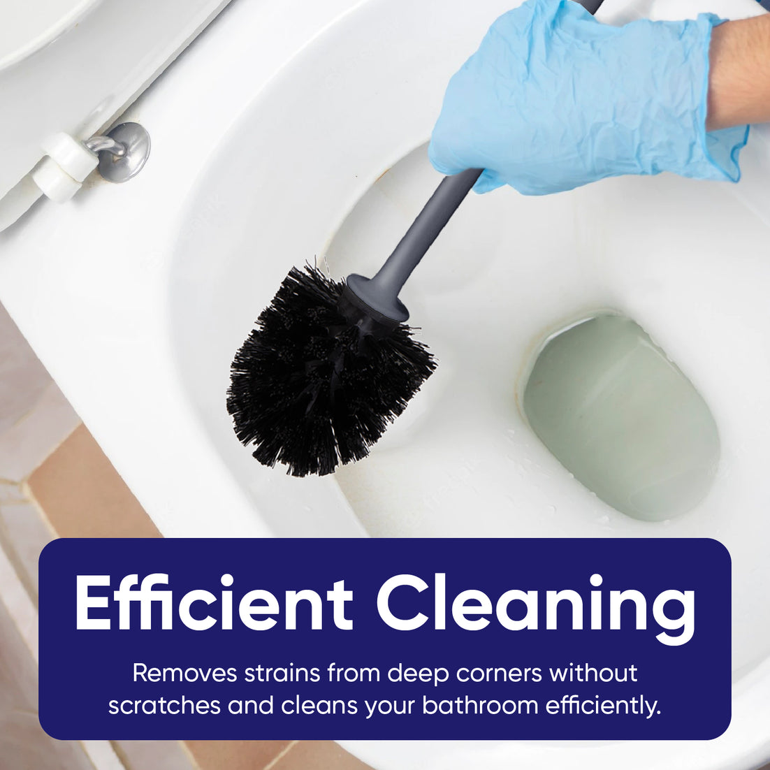 Modern Toilet Brush - Grey