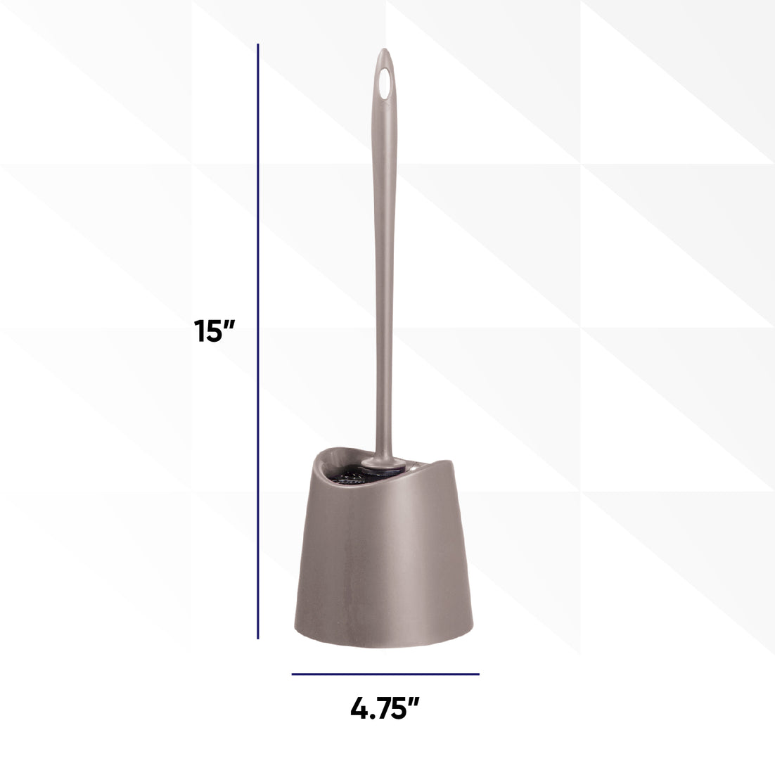 Modern Toilet Brush - Taupe