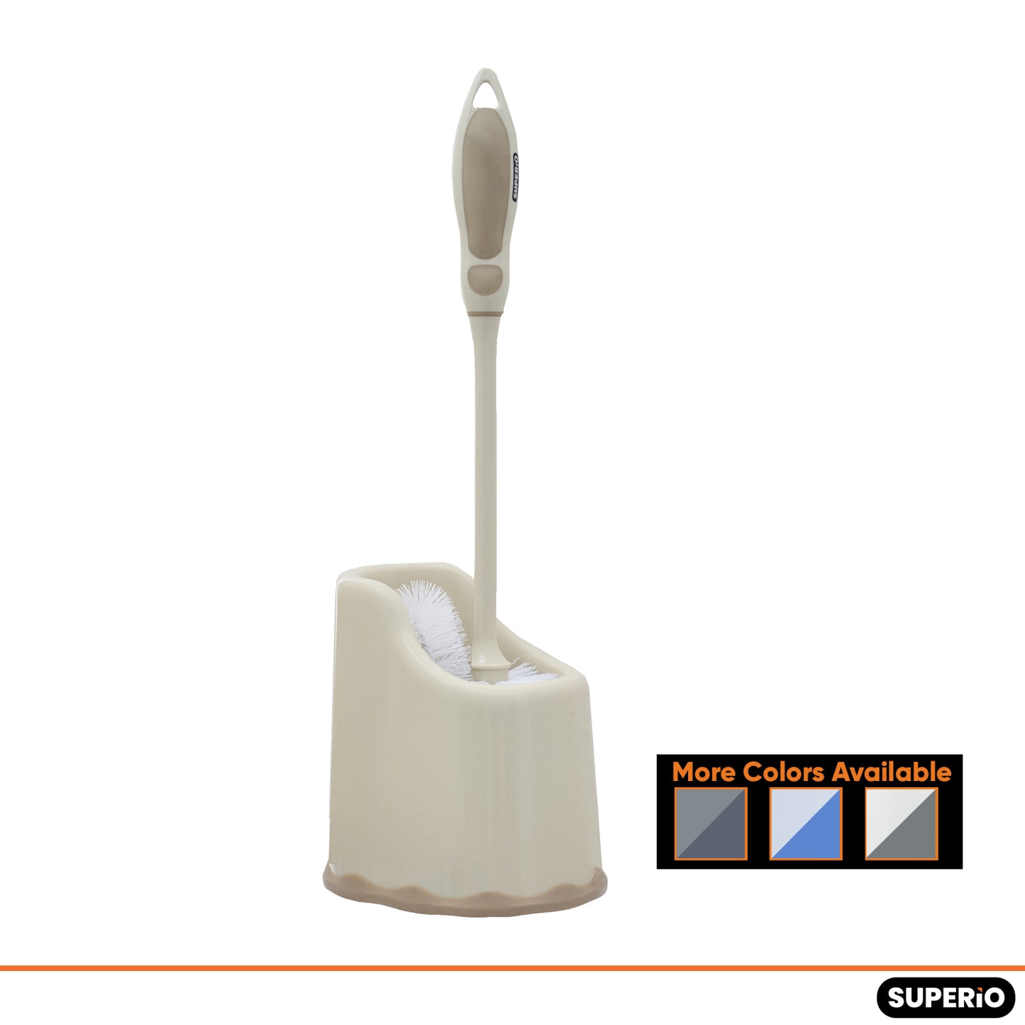 Toilet Brush with Lip and Pan