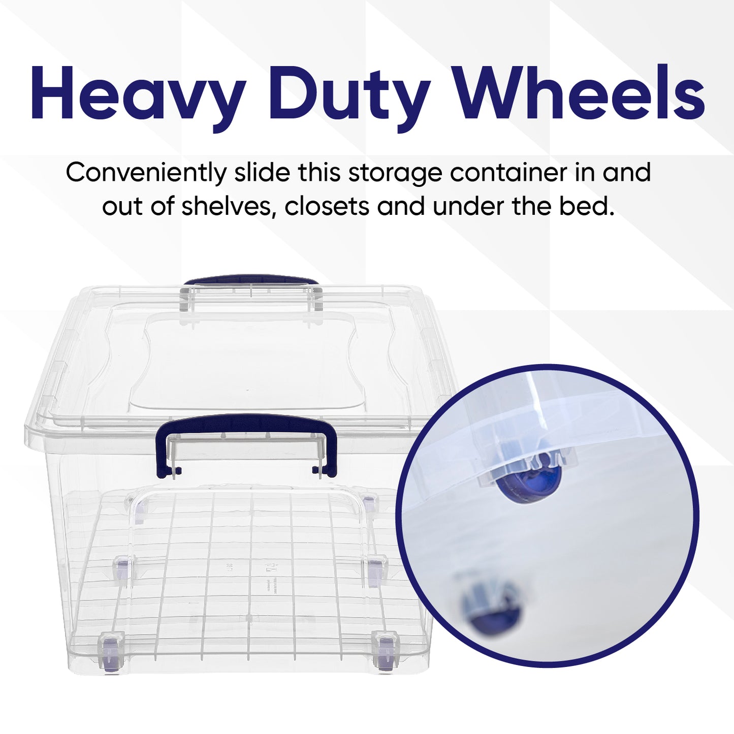 Wheeled Storage Container (32 Qt)