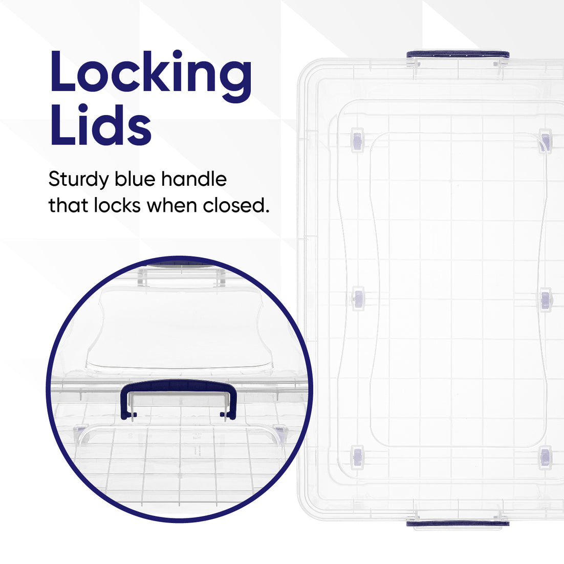 Underbed Wheeled Storage Container (42 Quart)