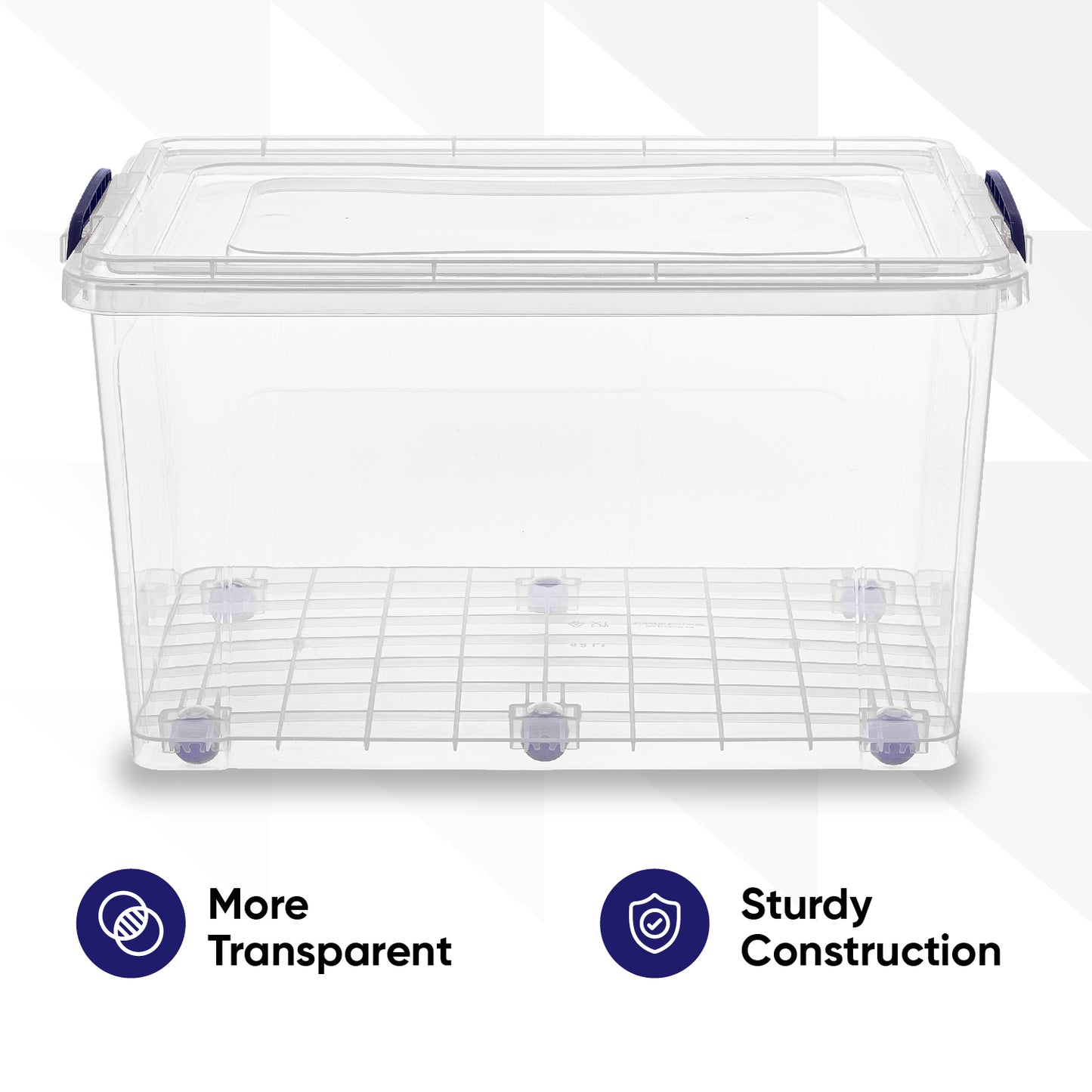 Deep Wheeled Storage Container (44 Qt.)