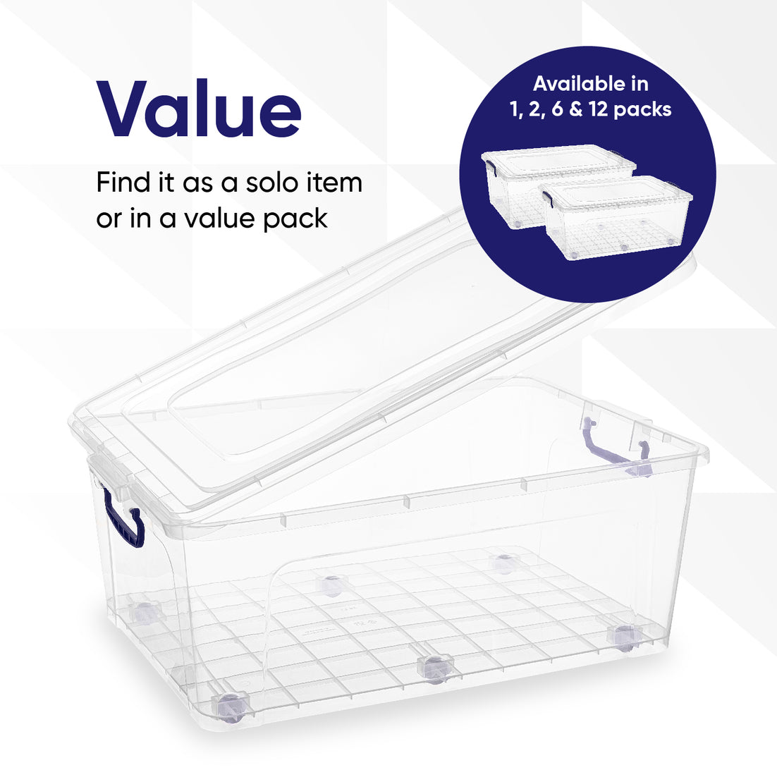 Wheeled Storage Container (62 Qt.)