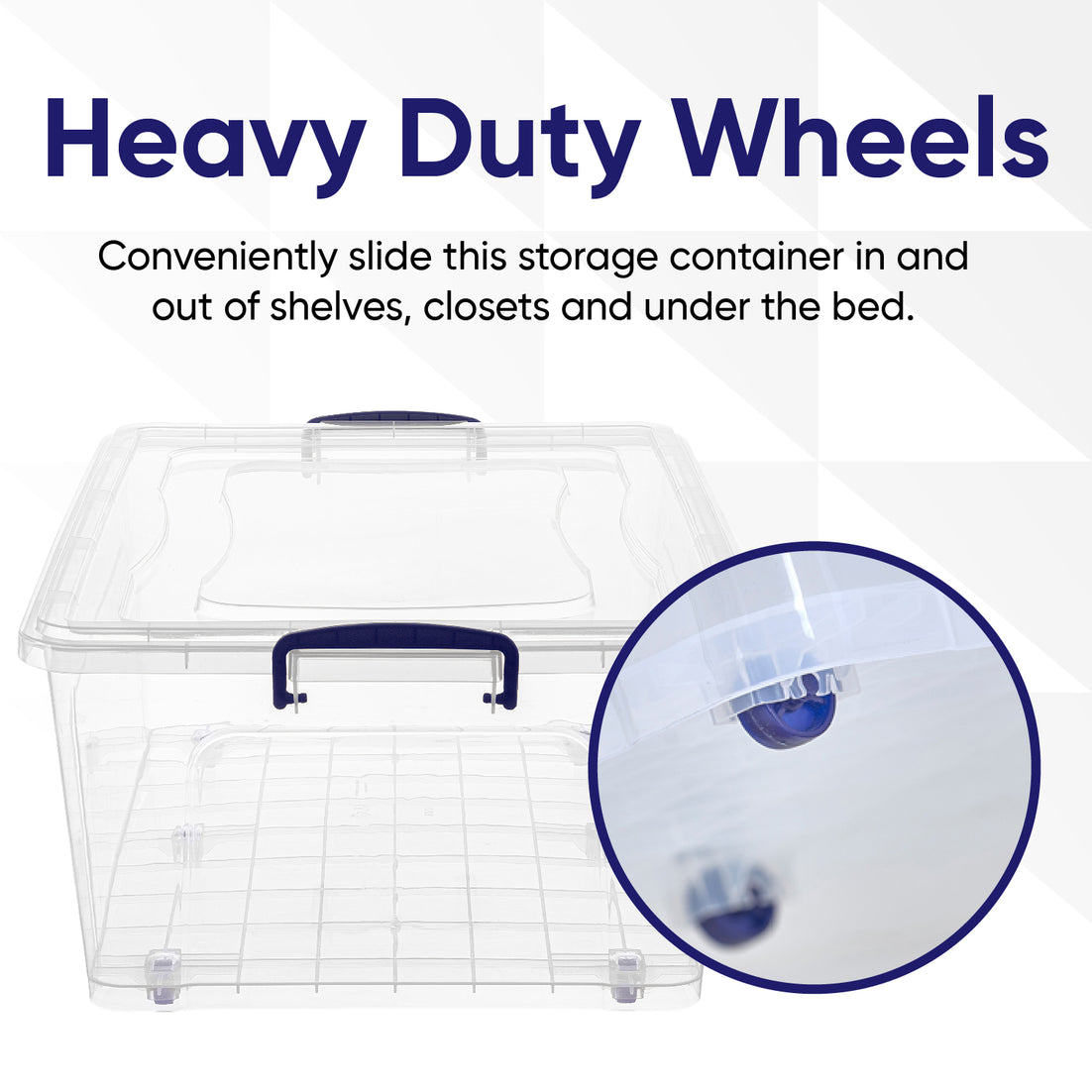 Wheeled Storage Container (62 Qt.)