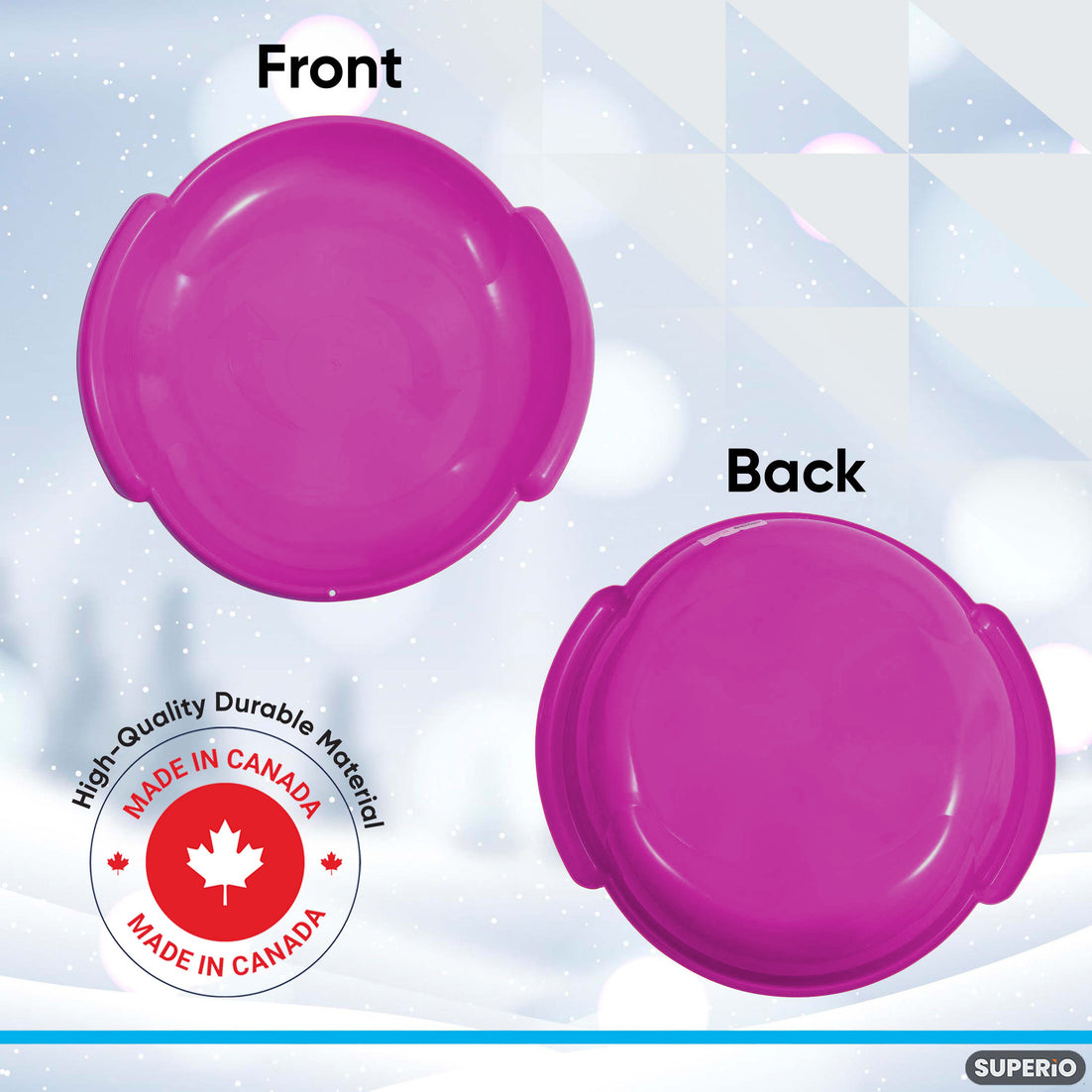 Superio Round Snow Saucer Sled, 24