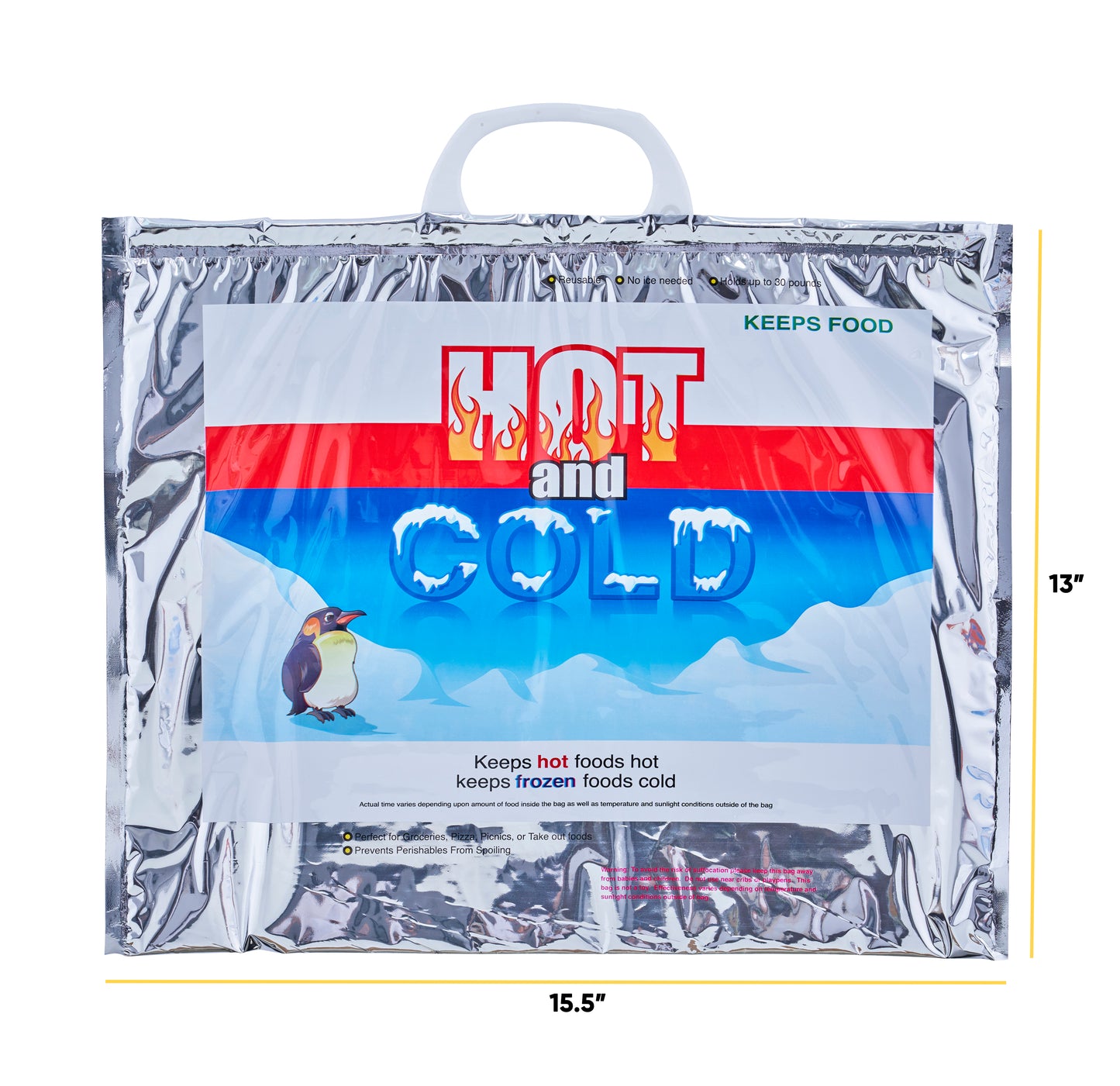 Hot and Cold Reusable Insulated Bag