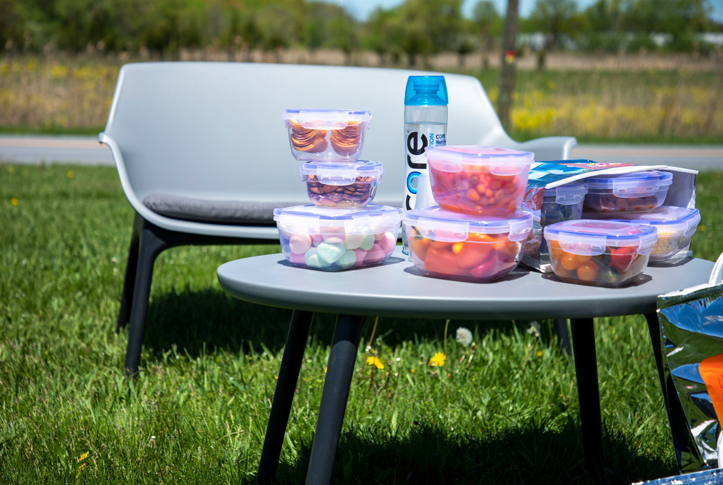 Superio Food Storage Containers, Airtight Leak-Proof Meal Prep Square Containers, 4 Qt.