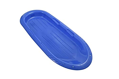 Toboggan 2 Rider Snow Sled, Blue