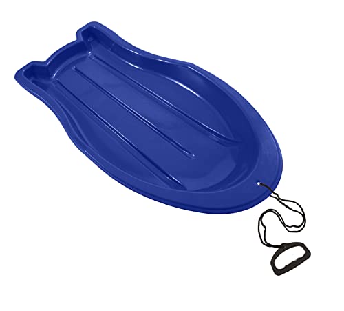 Toboggan Sled With String, Blue