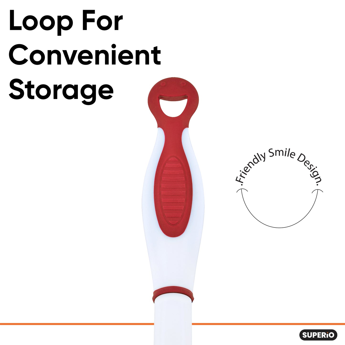 6" Red Window Squeegee