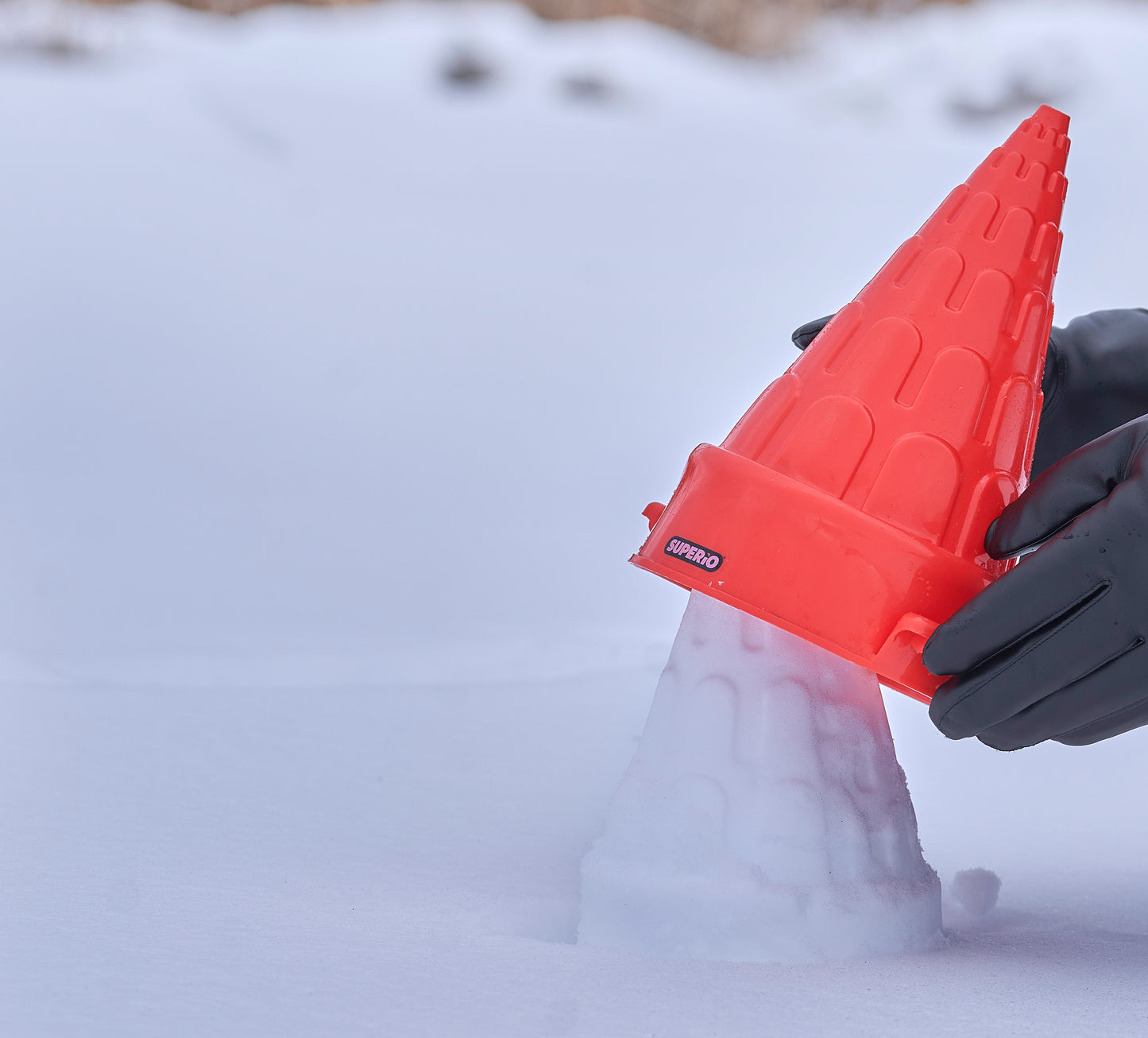 Kids Red Snow Tower Mold