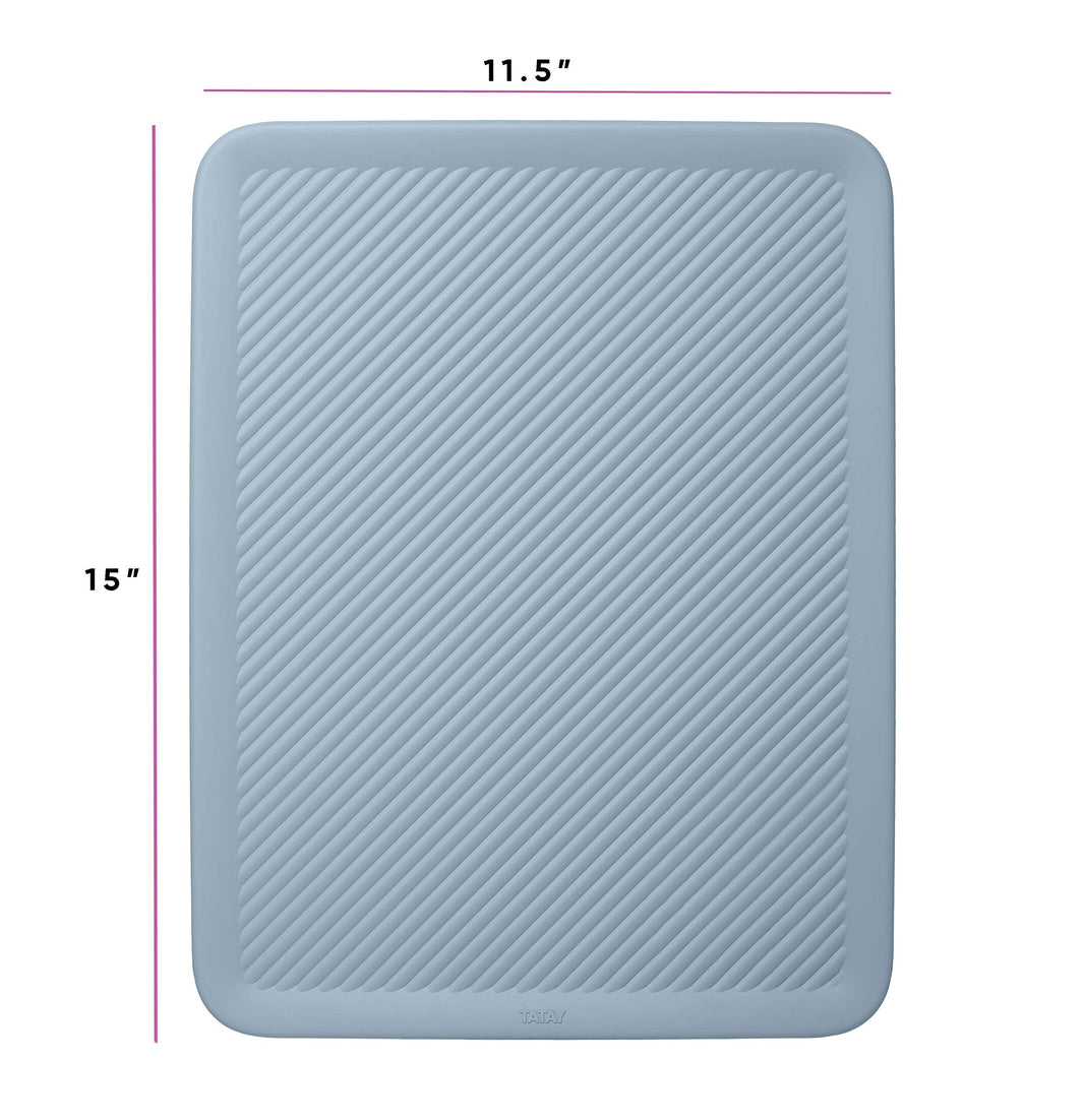 5 Liter Lid for Ribbed Bin Blue