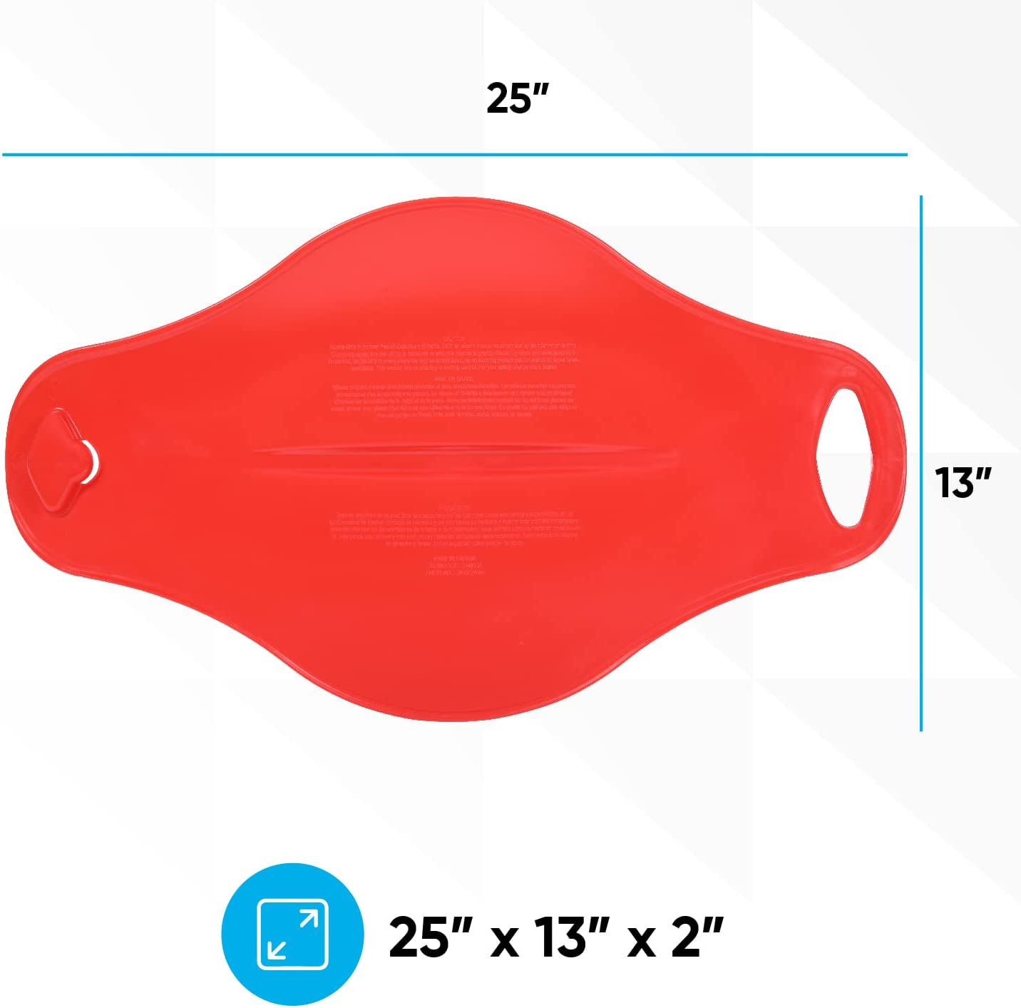 Connectable Snow Sled, Red