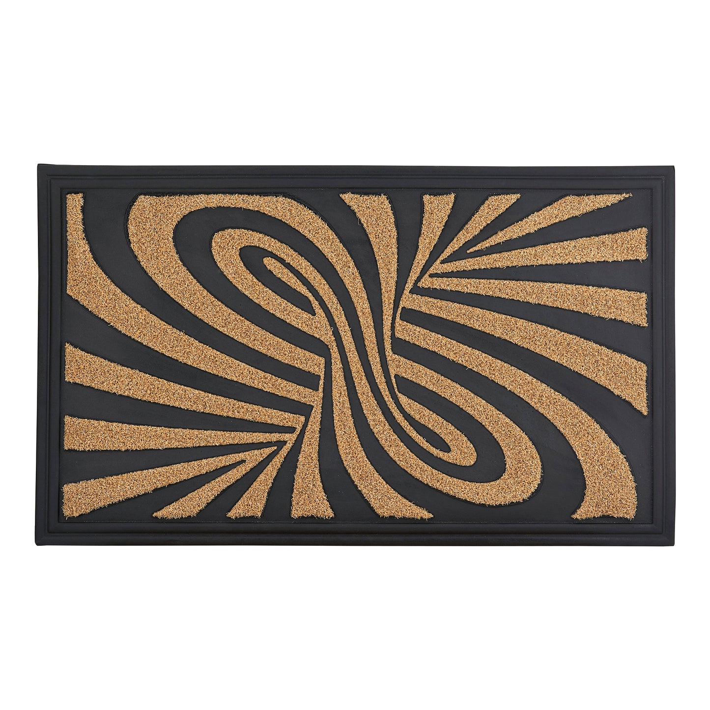 Abstract Coir Doormat