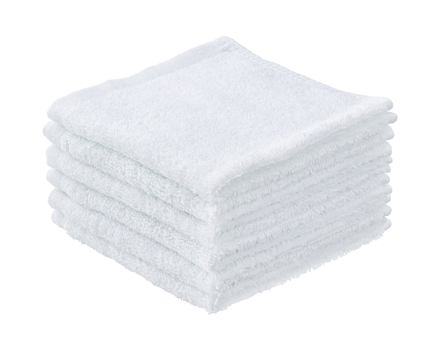 White Cotton Cloths 6 Pack 12x12"