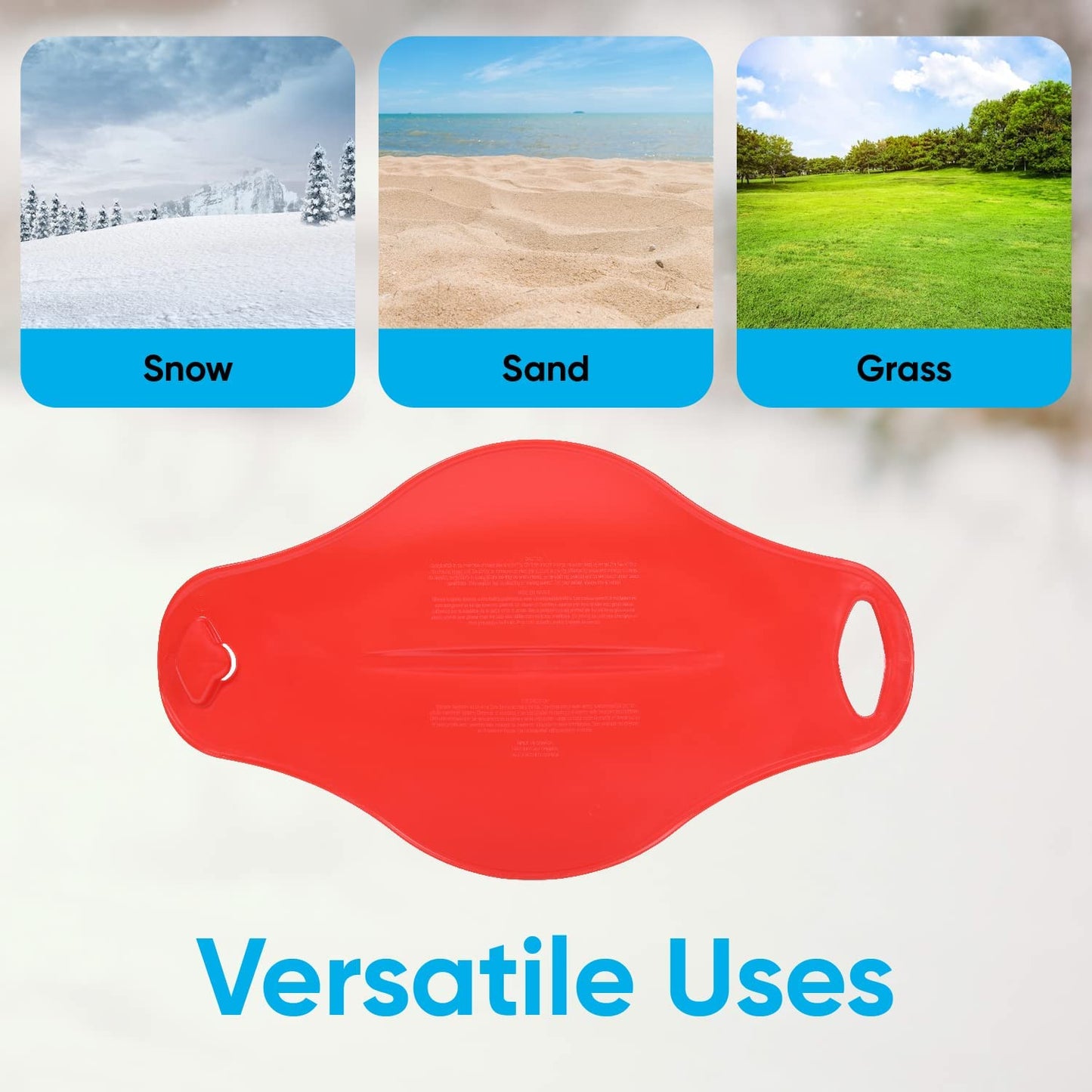 Connectable Snow Sled, Red