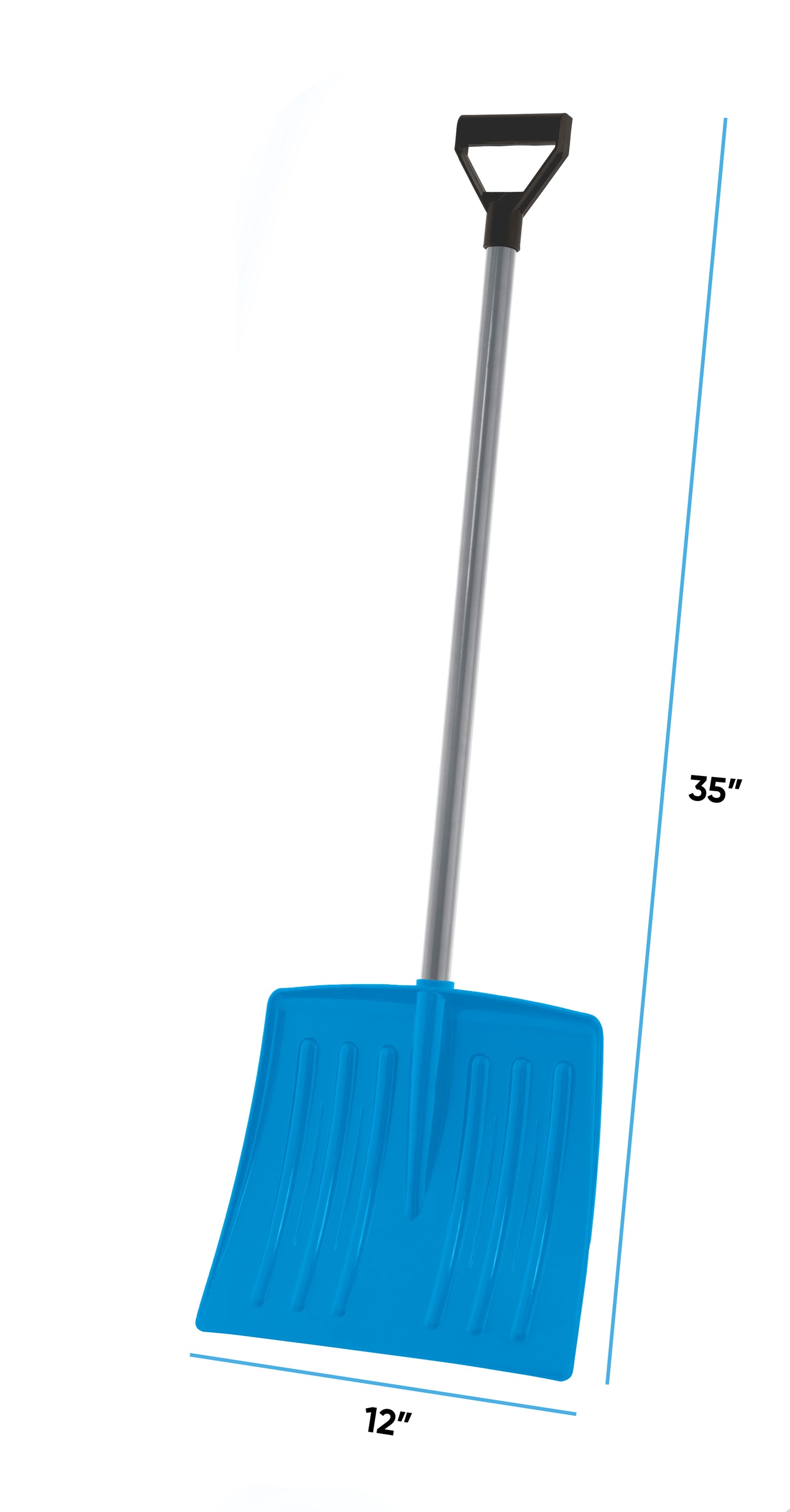12" Blue Kids Snow Shovel