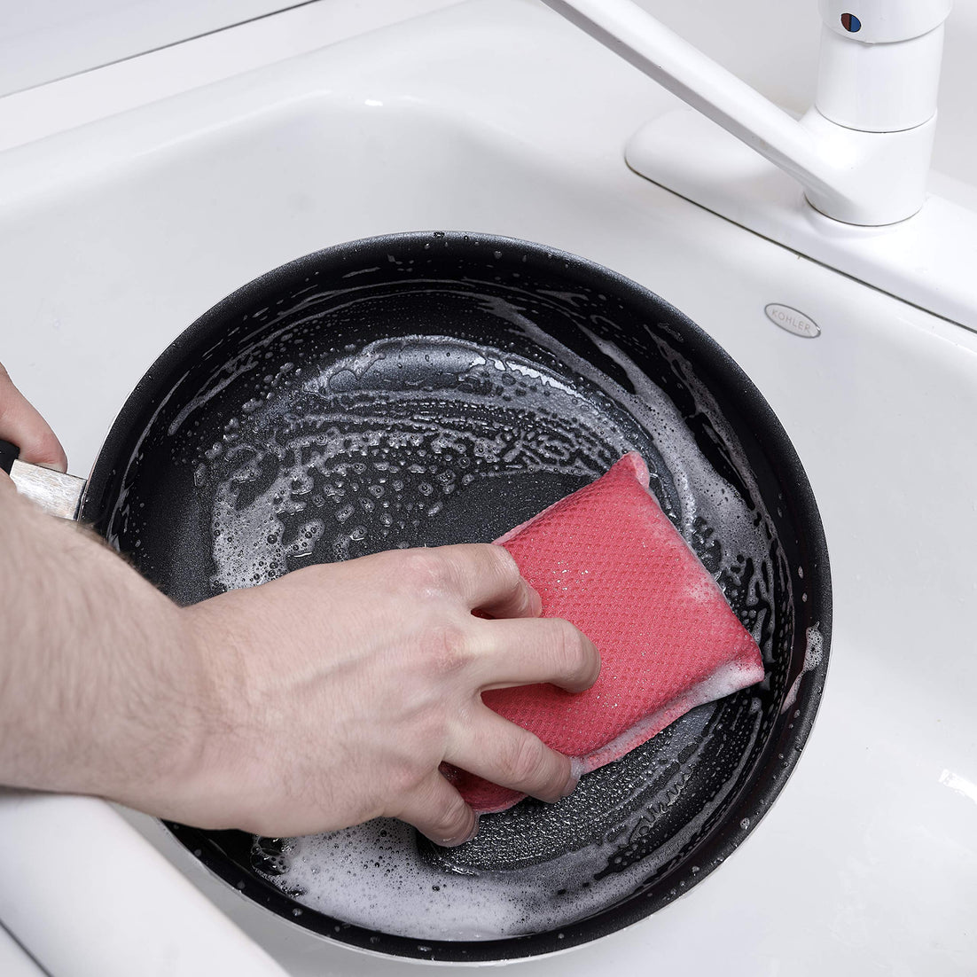 Ultra Micro Fiber Miracle Sponge, Red