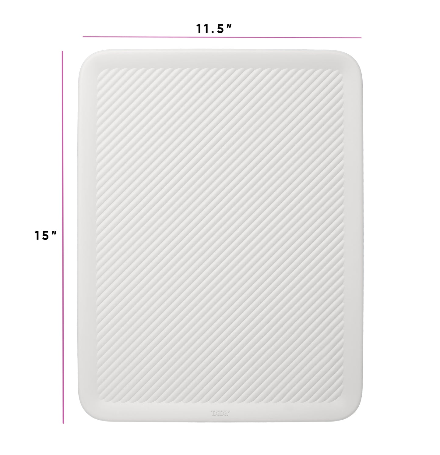 5 Liter Lid for Ribbed Bin White