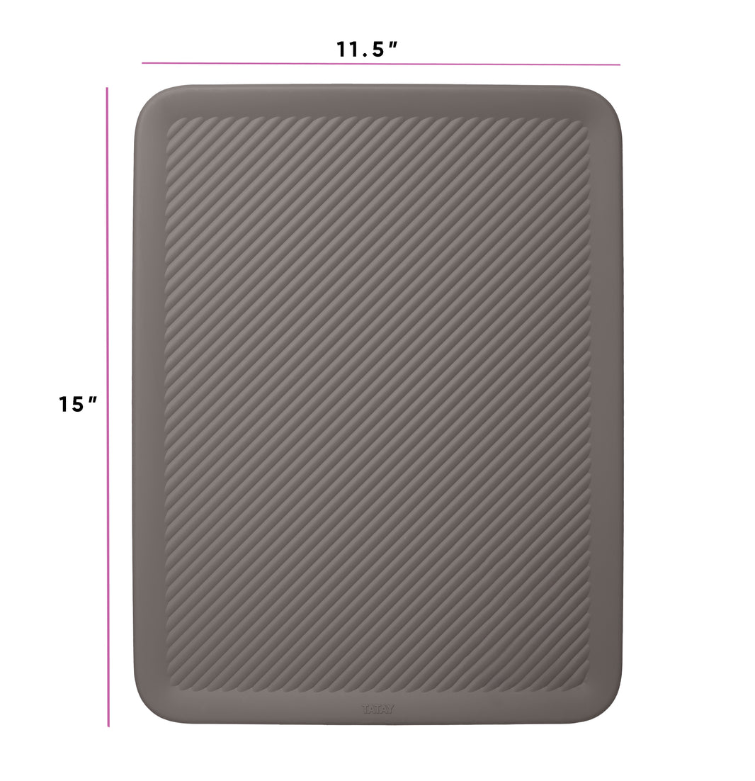 5 Liter Lid for Ribbed Bin Brown