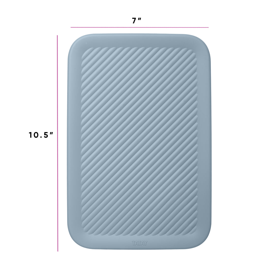 5 Liter Lid for Ribbed Bin Blue