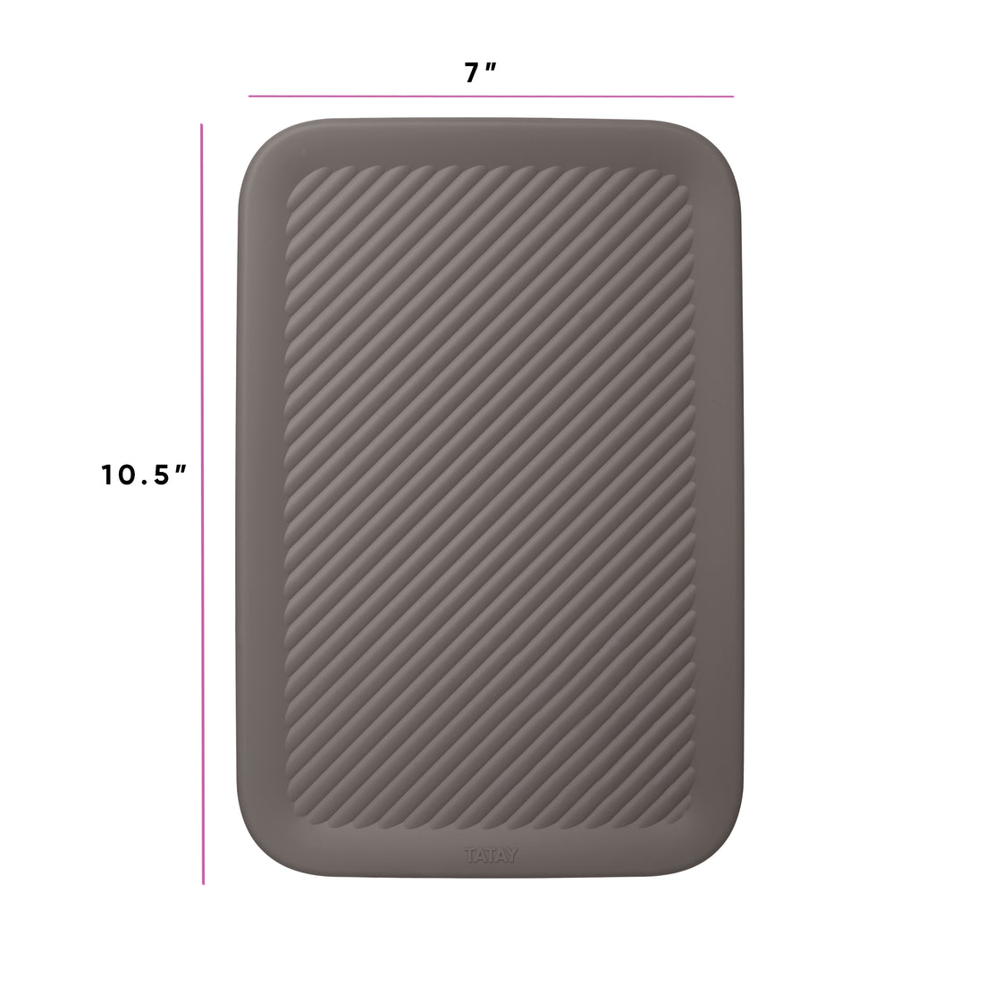 5 Liter Lid for Ribbed Bin Brown