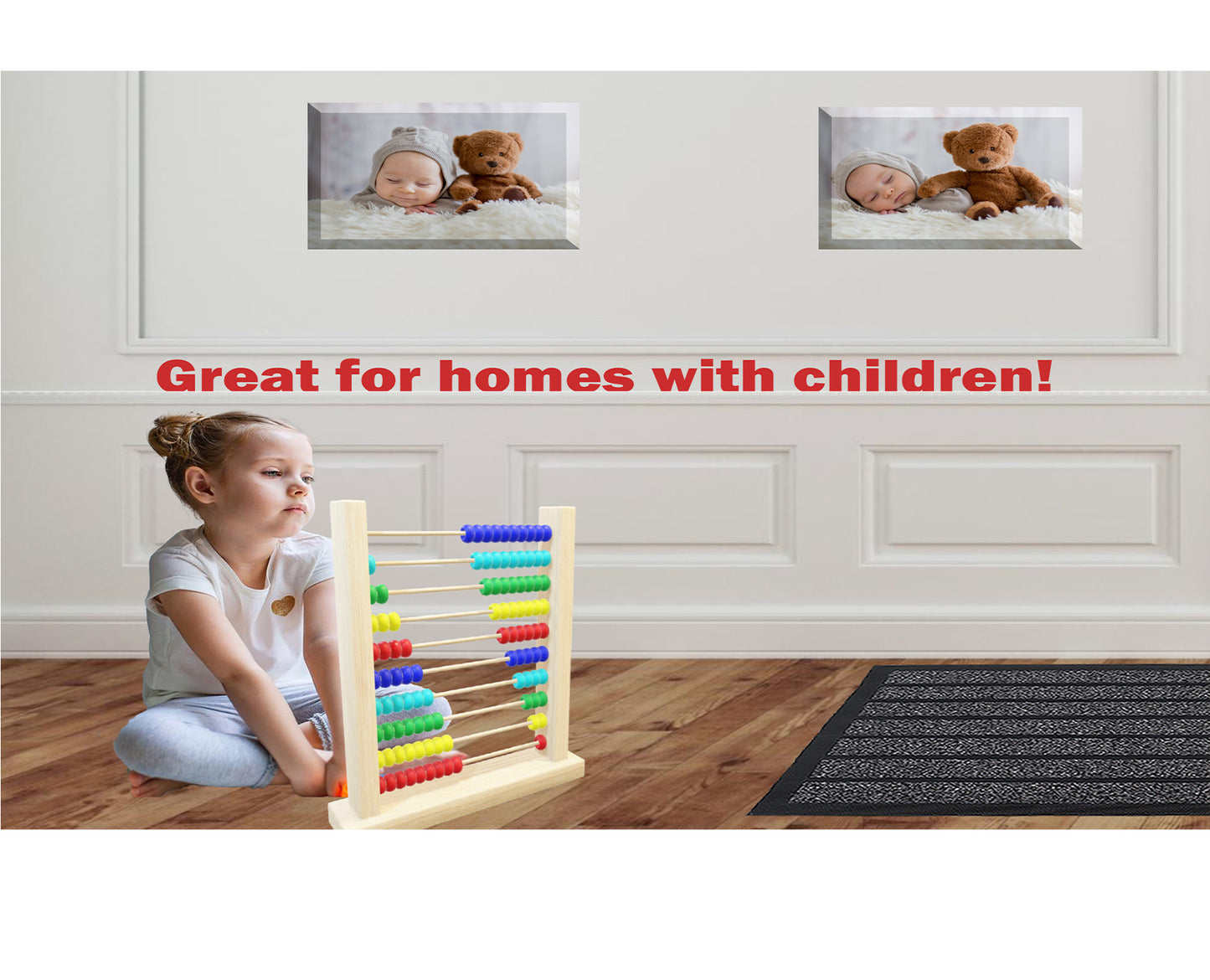 Striped Coir Doormat