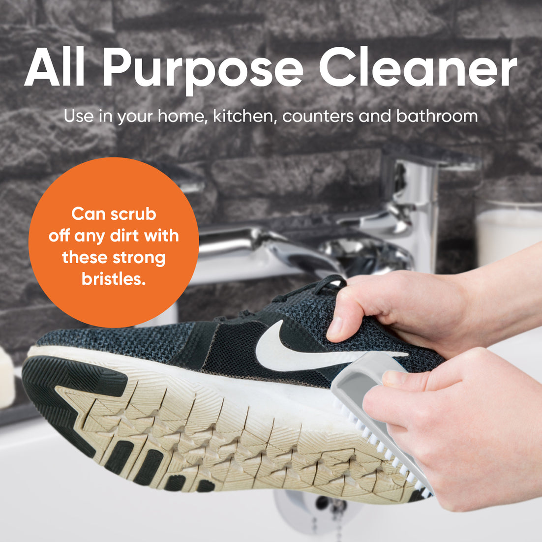 Nail Brush White (3 Pack)